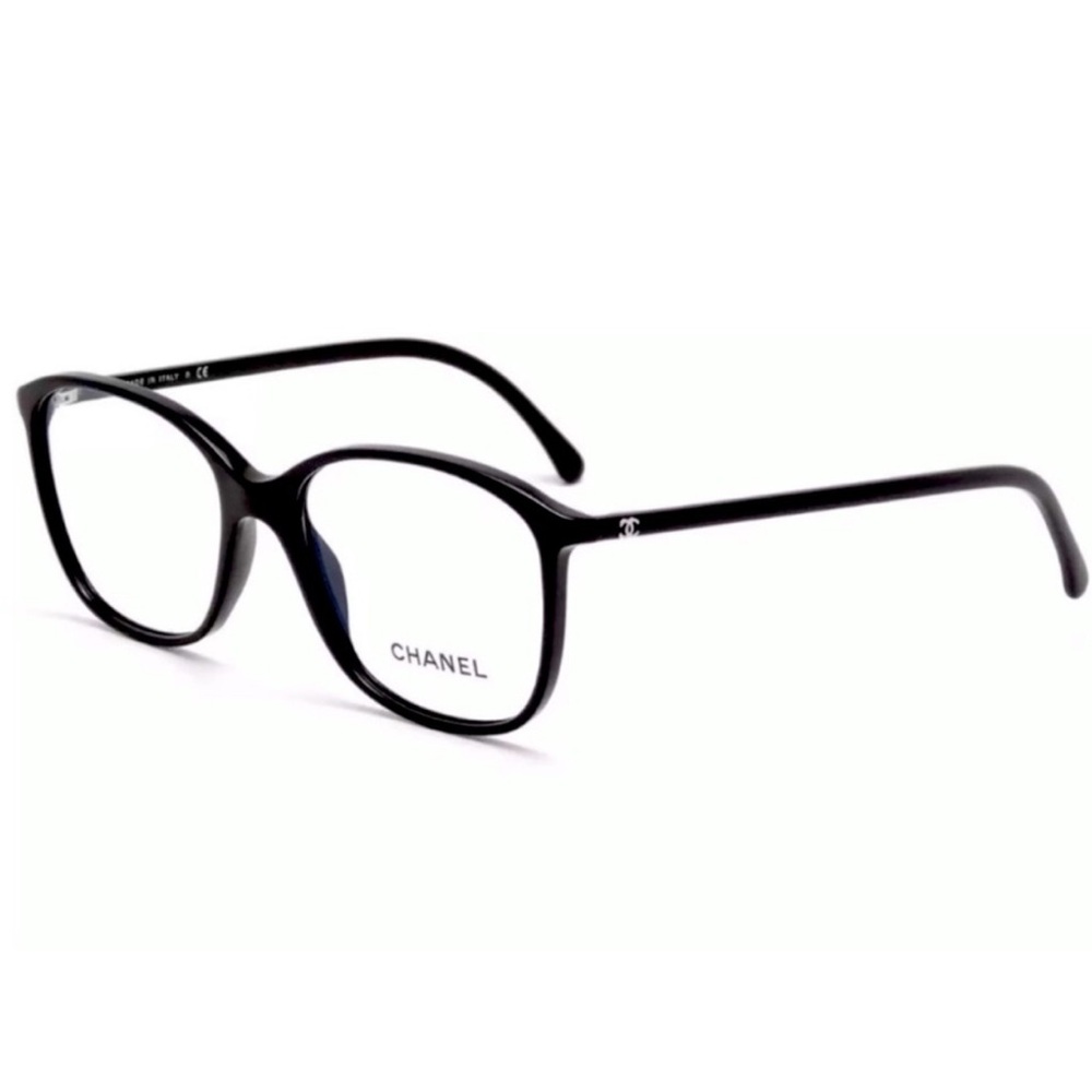 CHANEL Black Square Frame Glasses